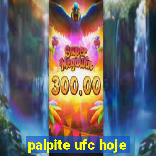 palpite ufc hoje